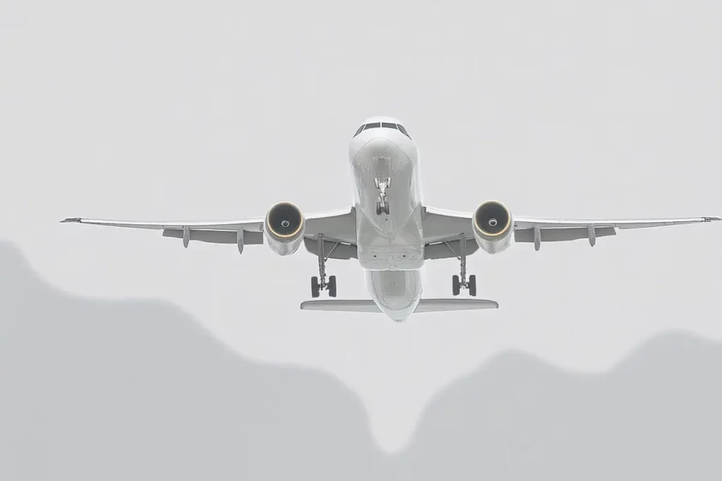 sketch of an airliner