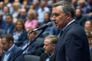 Speaker at conference